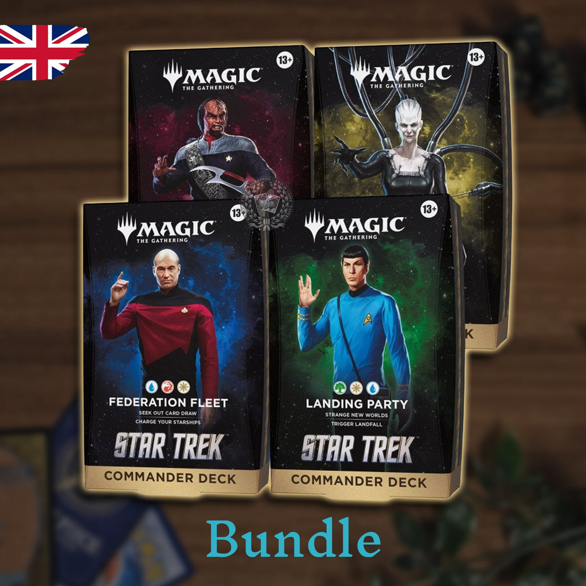 Magic: The Gathering - Star Trek - Commander Deck Bundle alle 4 Decks (EN)