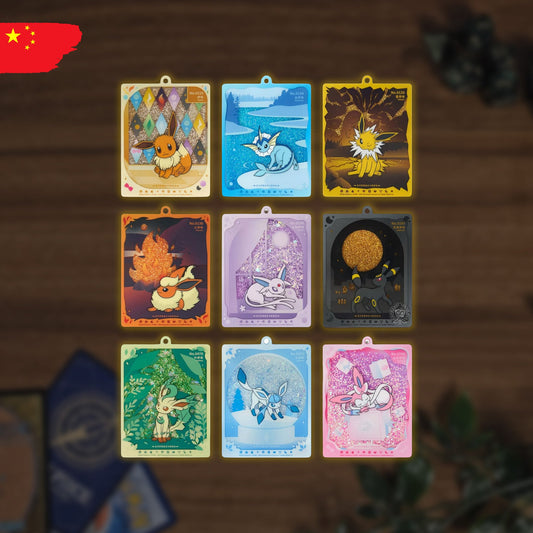 Pokémon Terestral Gathering Eeveelution Card Displays Overview