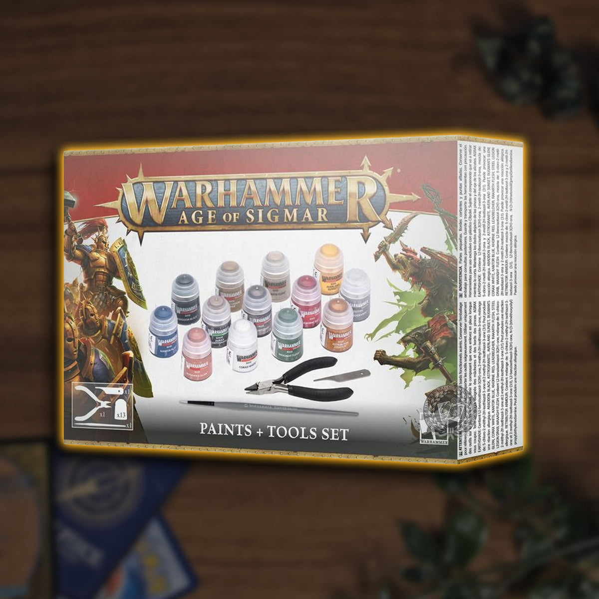 Warhammer Age of Sigmar: Paints + Tools Set