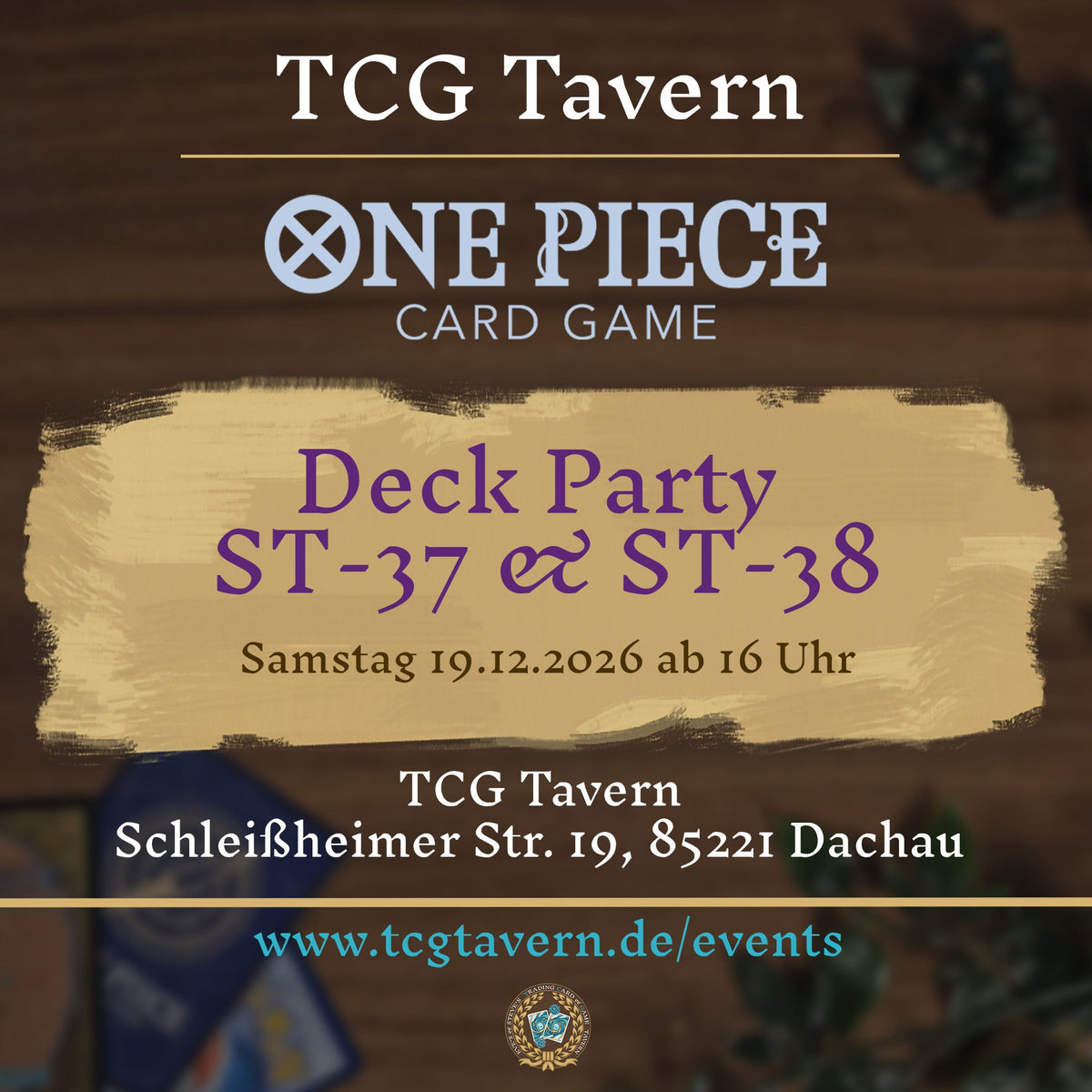 TCG Tavern Dachau One Piece Beginners Deck Party - 2026-12-19