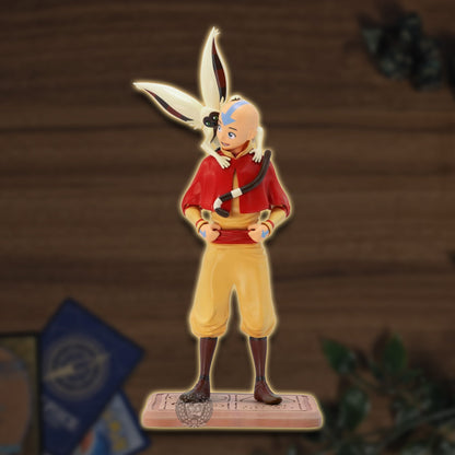 Avatar Aaang und Momo Figur, exklusive 19cm Anime Sammelfigur Seitenansicht