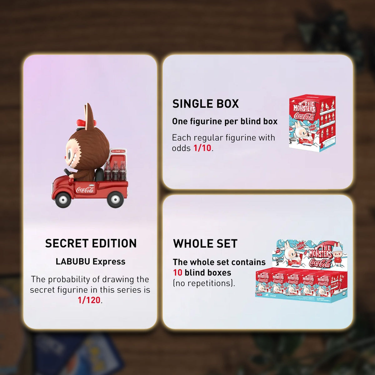 Labubu Popmart Blindbox - Coca Cola Secret Labubu Chance