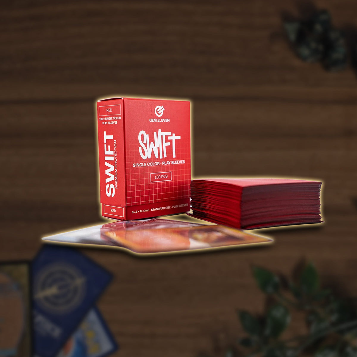 GEM.ELEVEN Swift Play Sleeves Colored Sleeves - Kartenhüllen 100 Stück