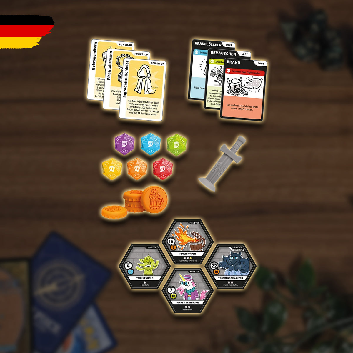 Heroes of Barcadia Spielmaterialien