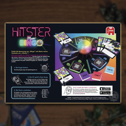 Hitster Bingo Verpackungsrückseite (DE)