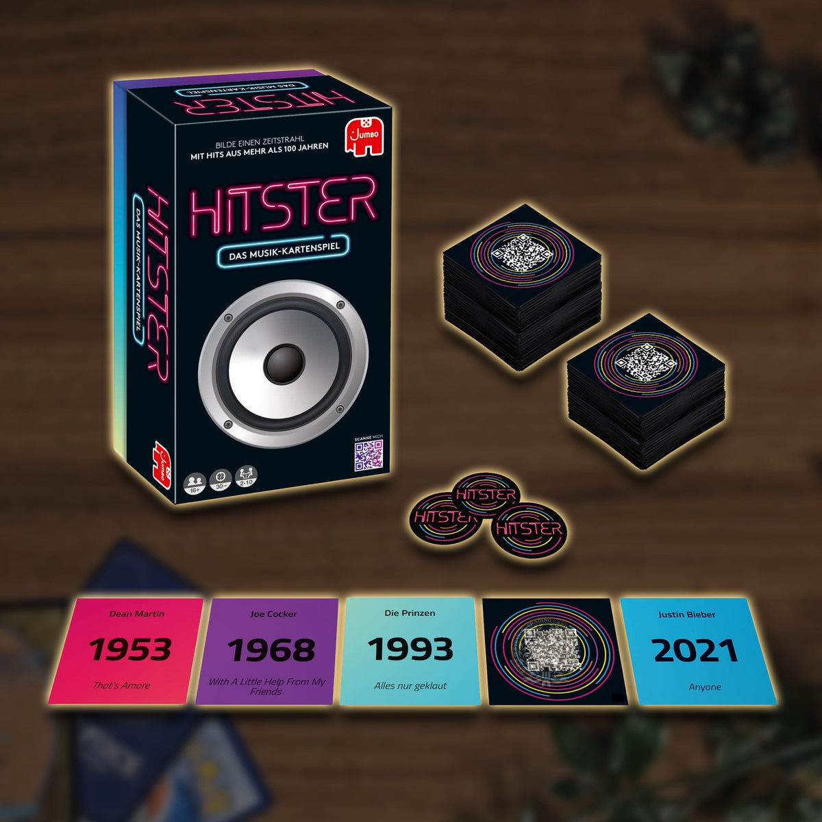 Hitster Das Original Spielinhalt und Lieferumfang (DE)