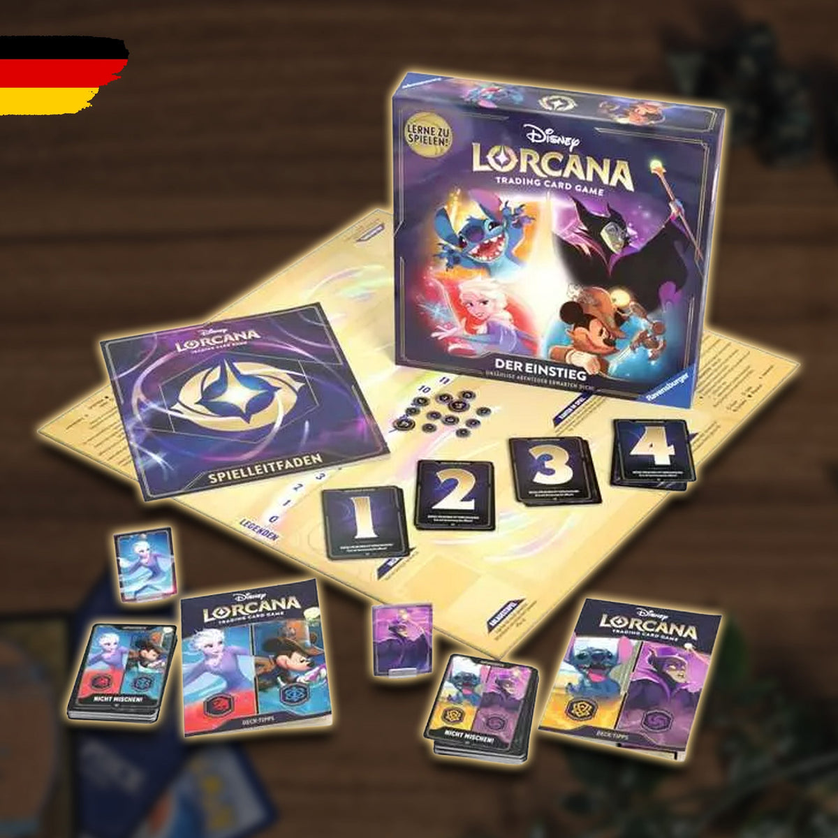 Disney Lorcana Der Einstieg Geschenk Set Box Inhalt