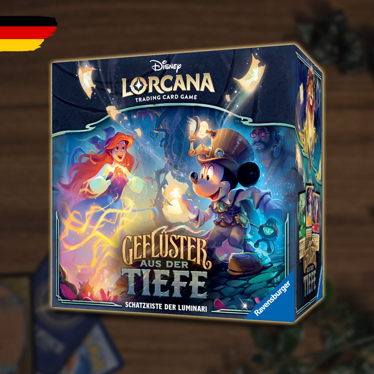 Disney Lorcana Set 10 Geflüster aus der Tiefe Schatzkiste der Luminari