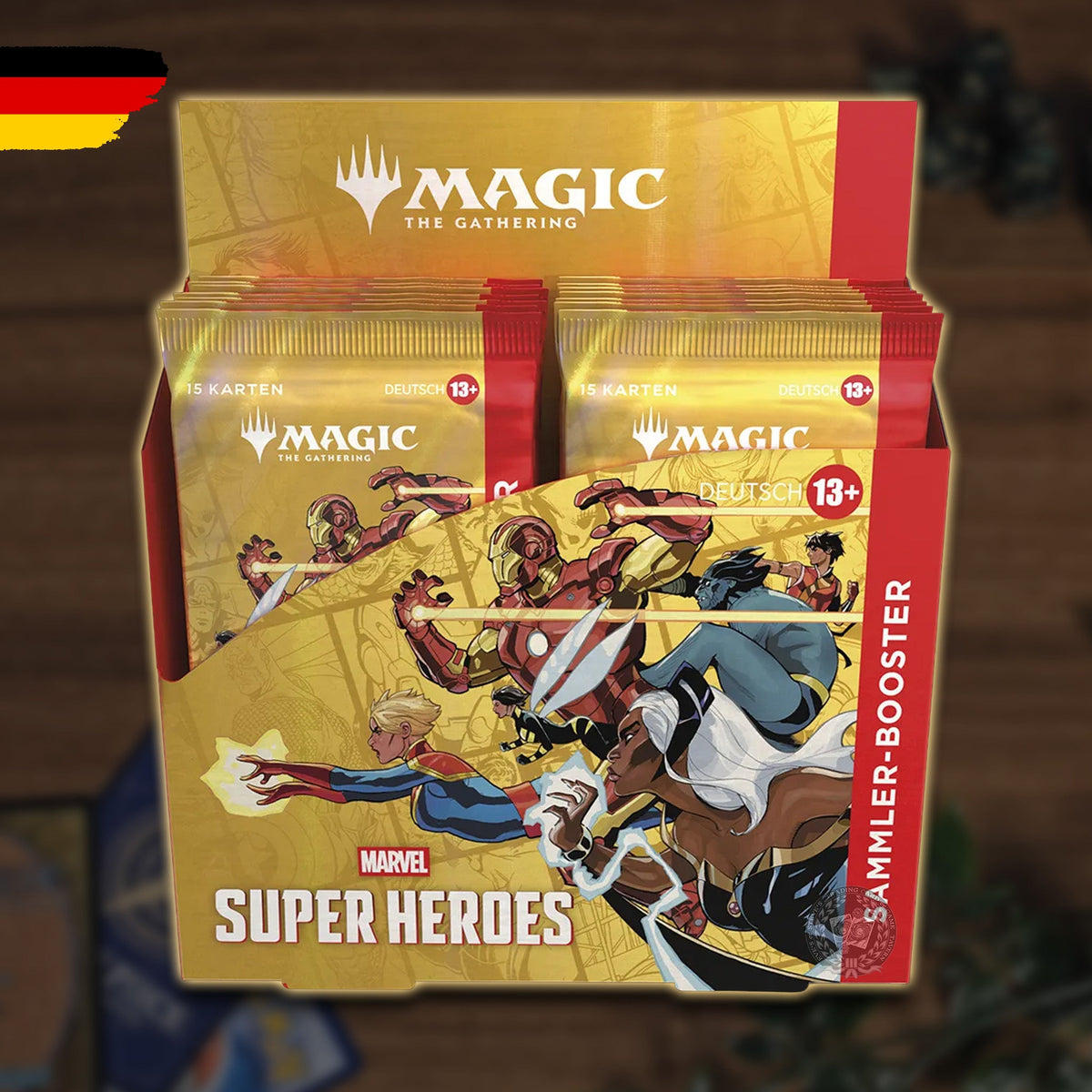 Magic: The Gathering - Marvel Super Heroes - Sammler Booster Display (DE)
