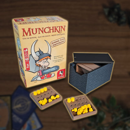Munchkin Stufenzähler für 6 Personen inkl. Transportbox