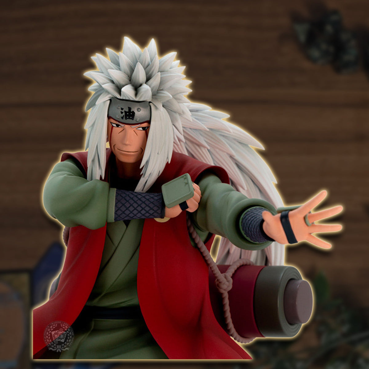 Naruto Shippuden Jiraya Figur, exklusive 19cm Anime Sammelfigur Detailansicht