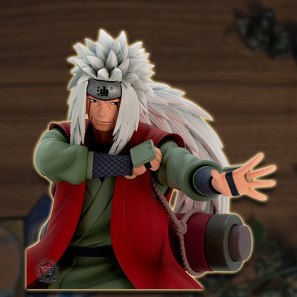 Naruto Shippuden Jiraya Figur, exklusive 19cm Anime Sammelfigur Detailansicht