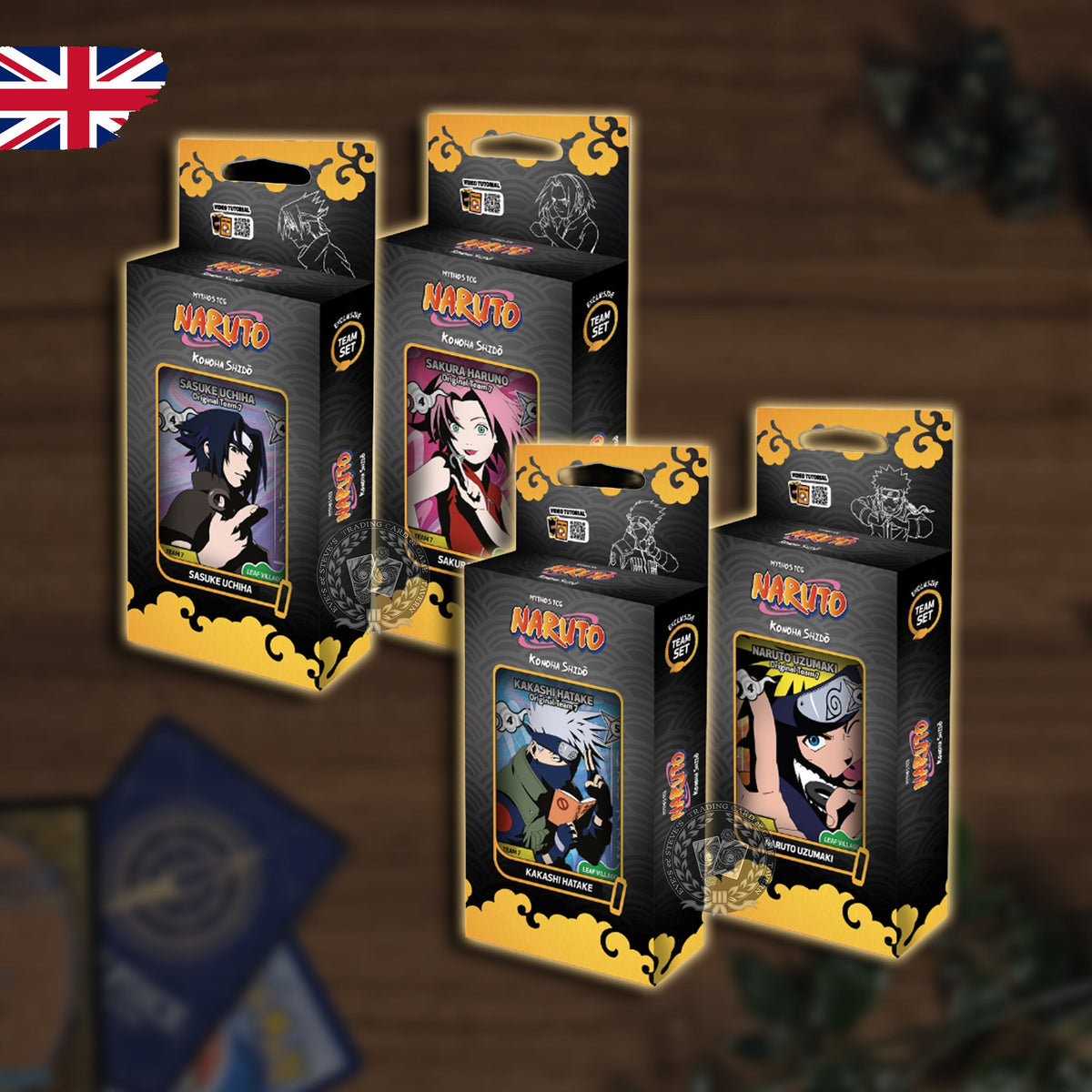 Naruto TCG - Konoha Shido First Set Team Set Komplett Set "Team 7"