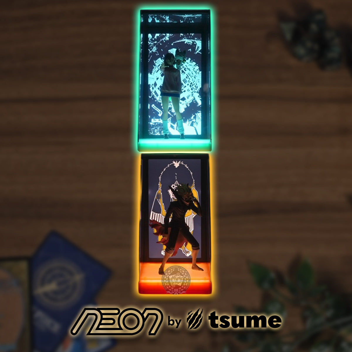 NEON by Tsume Art DanDaDan Okarun & Moma Stacked Glow in the Dark